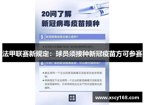 法甲联赛新规定：球员须接种新冠疫苗方可参赛